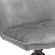 Esszimmerstuhl >Ottawa< in Grau - 52x89x64 (BxHxT) 180 °drehbar