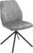 Esszimmerstuhl >Ottawa< in Grau - 52x89x64 (BxHxT) 180 °drehbar