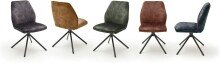Esszimmerstuhl >Ottawa< in Olive - 52x89x64 (BxHxT) 180 °drehbar