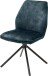 Esszimmerstuhl >Ottawa< in Petrol - 52x89x64 (BxHxT) 180 °drehbar