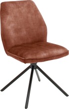 Esszimmerstuhl >Ottawa< in Rostbraun - 52x89x64...