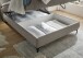 Boxbett >ATLANTIS 6< 140x200 cm Liegefläche, Bezug in sand - 145x102x240cm (BxHxT)