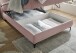 Boxbett >ATLANTIS 6< 140x200 cm Liegefläche, Bezug in flamingo - 145x102x240cm (BxHxT)