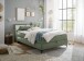 Boxbett >ATLANTIS 6< 140x200 cm Liegefläche, Bezug in olive - 145x102x240cm (BxHxT)