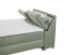 Boxbett >ATLANTIS 6< 140x200 cm Liegefläche, Bezug in olive - 145x102x240cm (BxHxT)