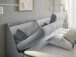 Boxbett >ATLANTIS 6< Liegefläche 180x200 cm, Bezug in grey - 185x102x240cm (BxHxT)