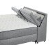 Boxbett >ATLANTIS 6< Liegefläche 180x200 cm, Bezug in grey - 185x102x240cm (BxHxT)