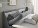 Boxbett >ATLANTIS 6< Liegefläche 180x200 cm, Bezug in dark grey - 185x102x240cm (BxHxT)