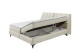 Boxbett >ATLANTIS 6< Liegefläche 180x200 cm, Bezug in Ivory - 185x102x240cm (BxHxT)