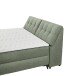 Boxbett >ATLANTIS 6< Liegefläche 180x200 cm, Bezug in olive - 185x102x240cm (BxHxT)