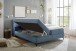 Boxbett >ATLANTIS 6< Liegefläche 180x200 cm, Bezug in blue - 185x102x240cm (BxHxT)
