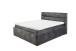 Boxbett >AVIDANO 6< 180x200 cm Liegefläche, Bezug in grey - 203x123x213cm (BxHxT)