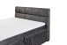 Boxbett >AVIDANO 6< 180x200 cm Liegefläche, Bezug in grey - 203x123x213cm (BxHxT)