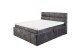 Boxbett >AVIDANO 6< 180x200 cm Liegefläche, Bezug in grey - 203x123x213cm (BxHxT)