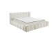 Polsterbett >BEXLEY 9Z< 180x200 cm Liegefläche, Bezug in Ivory - 226x103x245cm (BxHxT)