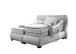 Boxspringbett >EVOLUTION< Liegefläche 180x200cm, Motorverstellung, silver - 210x122x220 (BxHxT)