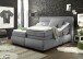 Boxspringbett >EVOLUTION< Liegefläche 180x200cm, mit Motor, dark grey - 210x122x220 (BxHxT)