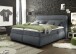 Boxspringbett >EVOLUTION< Liegefläche 180x200 cm, mit Motor, anthrazit - 210x122x220 (BxHxT)