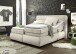 Boxspringbett >EVOLUTION< Liegefläche 160x200cm, Motorverstellung, sand - 190x122x220 (BxHxT)