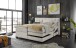 Boxspringbett >TALENA< Liegefläche 180x200cm, Motorverstellung, sand - 202x113x211cm (BxHxT)