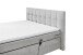 Boxspringbett >TALENA< Liegefläche 180x200, Motorverstellung, silver - 202x113x211cm (BxHxT)