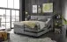 Boxspringbett >TALENA< Liegefläche 180x200, Motorverstellung, anthrazit - 202x113x211 (BxHxT)