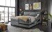 Boxspringbett >TALENA< Liegefläche 180x200, Motorverstellung, anthrazit - 202x113x211 (BxHxT)