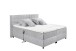 Boxbett >Mariborsko< Liegefläche 180x200 cm, Motor, Bezug silver - 202x112x210cm (BxHxT)