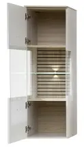Hängevitrine >Ina< in Cashmere / Riva Eiche...