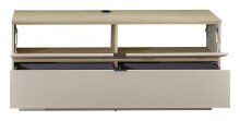 Lowboard >Ina< Hänge/Stand-TV-Board, in Cashmere / Riva Eiche Dekor - 140x51/62x44cm (BxHxT)