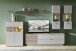 Lowboard >Ina< Hänge/Stand-TV-Board, in Cashmere / Riva Eiche Dekor - 140x51/62x44cm (BxHxT)