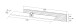 Wandboard >Ina< in Cashmere / Riva Eiche Dekor - 160x22x22cm (BxHxT)