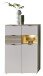 Highboard >Ina< in Cashmere / Riva Eiche Dekor - 125x84x45cm (LxBxT)