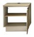 Wohnwand >Ina< (4-teilig) in Riva Eiche Dekor / Cashmere  - 240x186x44 (BxHxT)