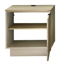 Wohnwand >Ina< (5-teilig) in Cashmere / Riva Eiche Dekor - 320x200x44cm (BxHxT)