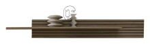 Wohnwand >Ina< (5-teilig) in Cashmere / Riva Eiche Dekor - 280x185x44cm (BxHxT)
