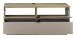 Wohnwand >Ina< (5-teilig) in Cashmere / Riva Eiche Dekor - 280x185x44cm (BxHxT)