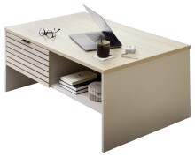 Couchtisch >Ina< in Cashmere / Riva Eiche Dekor,...