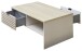 Couchtisch >Ina< in Cashmere / Riva Eiche Dekor, Spanplattte - 110x44x65 (BxHxT)