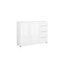 Sideboard >style< in weiß matt -...
