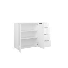 Sideboard >style< in weiß matt -...