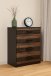 Schubkastenkommode >Texas< in schwarzstahl / texas oak - 60x97x41 (BxHxT)