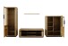 Wohnwand >Greno< (3-teilig) in Wildeiche - 235x200x54 (BxHxT)
