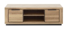 Wohnwand >Greno< (2-teilig) in Wildeiche, teilmassiv - 163x52x54cm (BxHxT)
