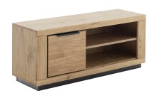 Wohnwand >Greno< (2-teilig) in Wildeiche, teilmassiv - 163x52x54cm (BxHxT)