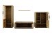 Wohnwand >Greno< (2-teilig) in Wildeiche, teilmassiv - 163x52x54cm (BxHxT)