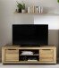 Wohnwand >Greno< (2-teilig) in Wildeiche, teilmassiv - 163x52x54cm (BxHxT)