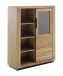 Wohnwand >Greno< (3-teilig) in Wildeiche - 347x200x54 (BxHxT)