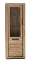Wohnwand >Greno< (2-teilig) in Wildeiche - 235x200x54 (BxHxT)