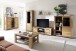 Wohnwand >Greno< (2-teilig) in Wildeiche - 235x200x54 (BxHxT)